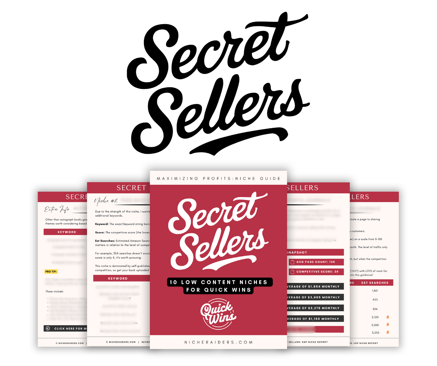 Secret Sellers: 10 High Profit KDP Niches