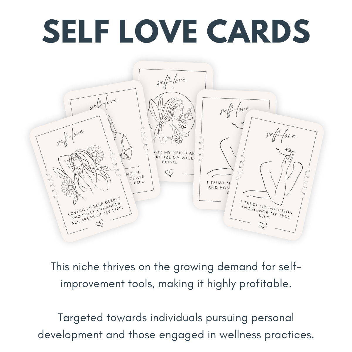 Cartes imprimables : 9 jeux d'affirmations 