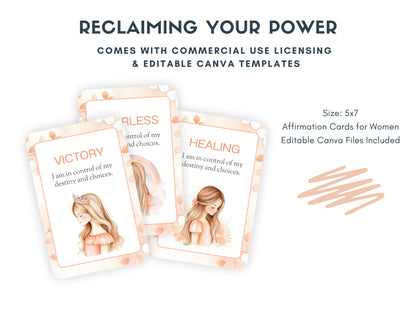 Premium Affirmation Cards for Women