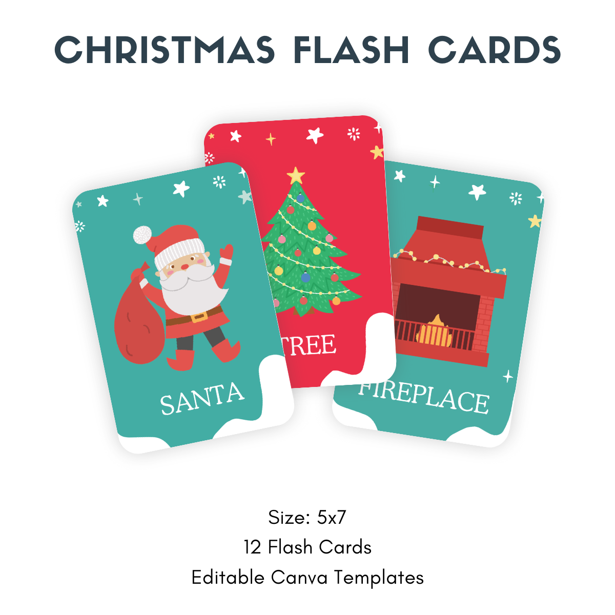Une niche dans une boîte : cartes flash imprimables 