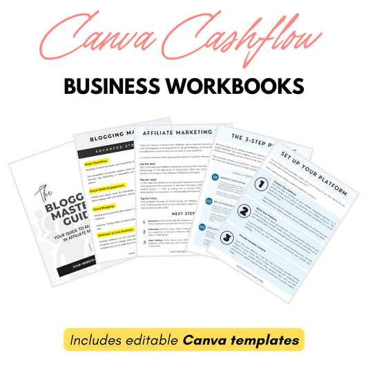 Canva Cashflow : série de travail à domicile 