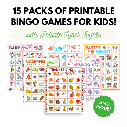 Bingo Party : 15 packs imprimables