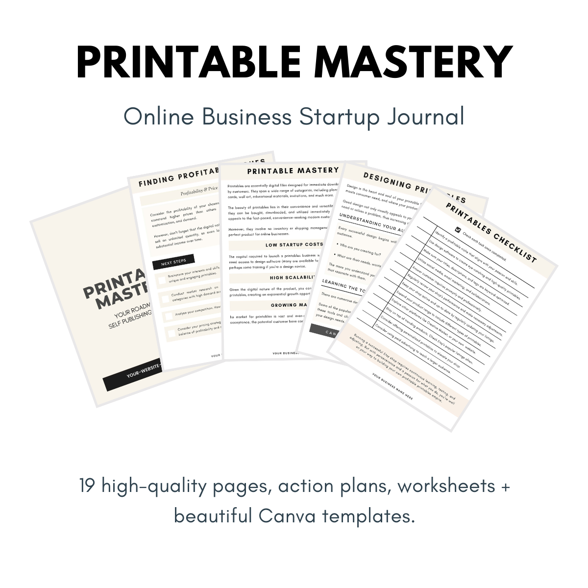 Canva Cashflow : série de travail à domicile 
