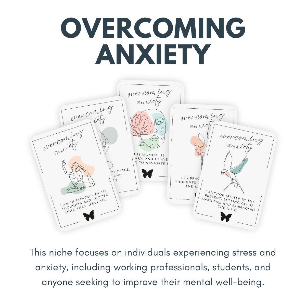 Cartes imprimables : 9 jeux d'affirmations 