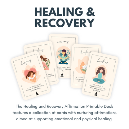 Cartes imprimables : 9 jeux d'affirmations 