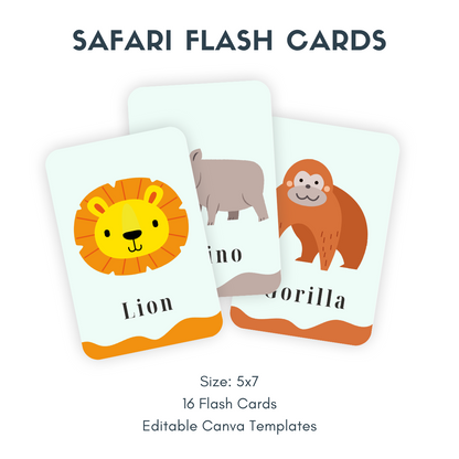 Une niche dans une boîte : cartes flash imprimables 