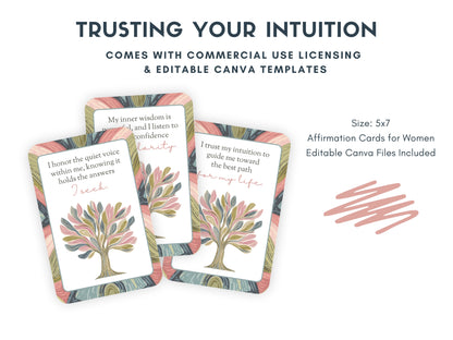 Premium Affirmation Cards for Women