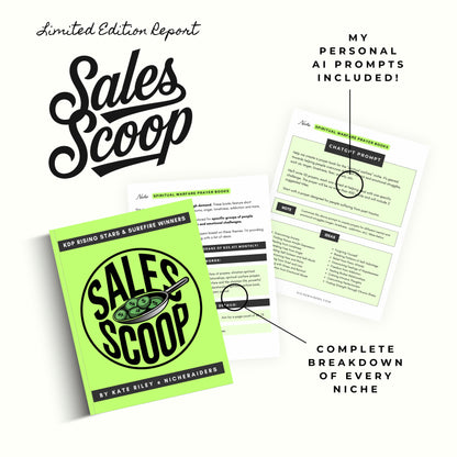 Sales Scoop: 10 Hot KDP Niches