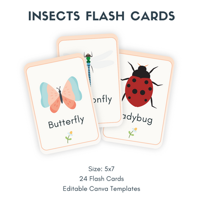 Une niche dans une boîte : cartes flash imprimables 