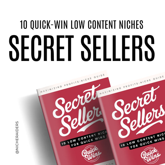 Secret Sellers: 10 High Profit KDP Niches