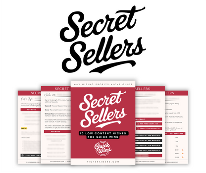 Secret Sellers: 10 High Profit KDP Niches